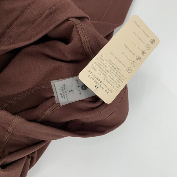 Spiritual Gangster warm core jogger pants chocolate brown active yoga new Small - Picture 6 of 6